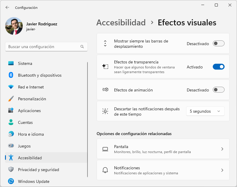 Desactivar animaciones de Excel en Windows 11 Desactivar animaciones de Excel en Windows 11