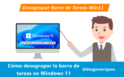 Desagrupar barra de tareas en Windows 11