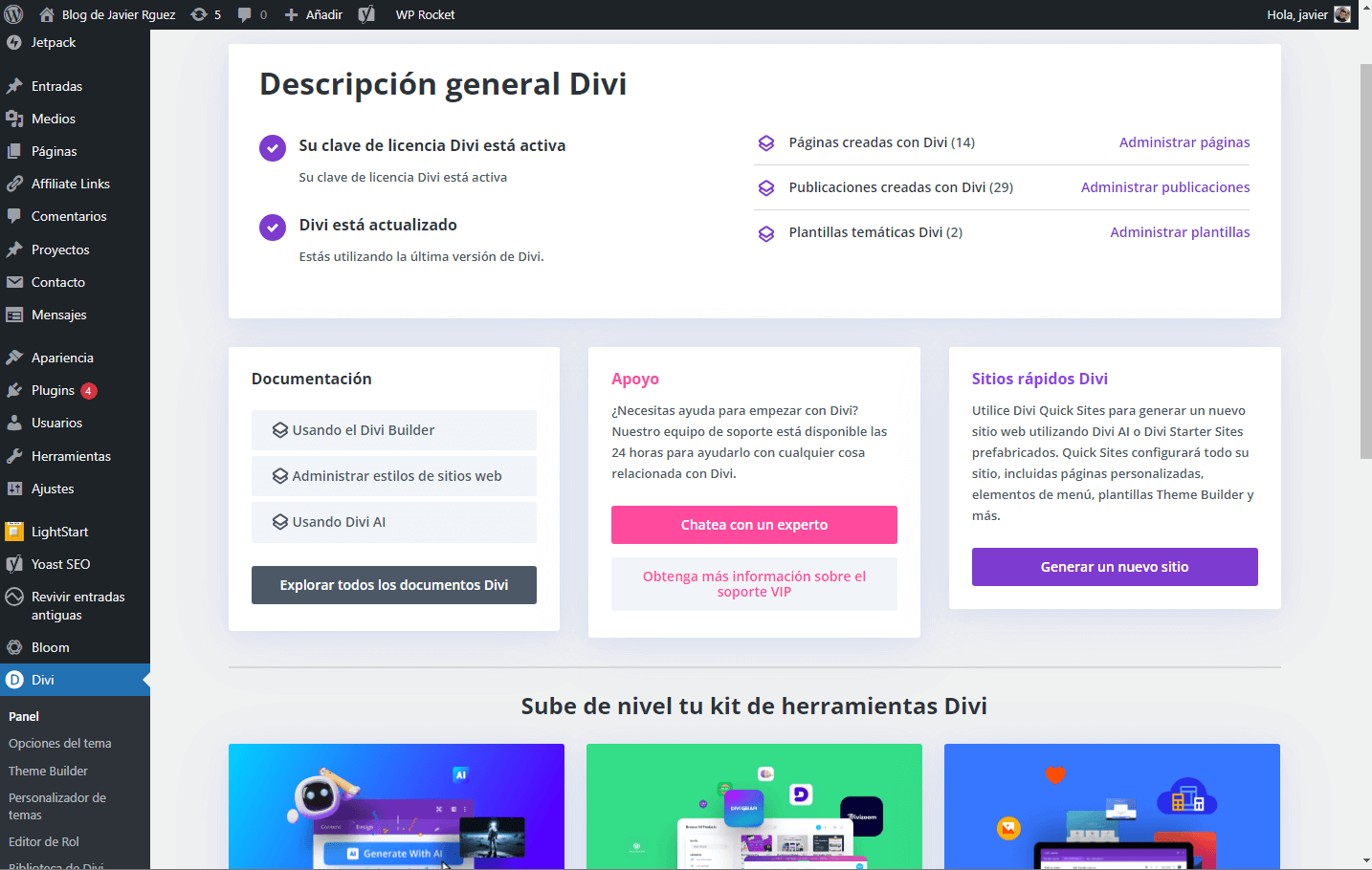 qué es divi starter site qué es divi starter site