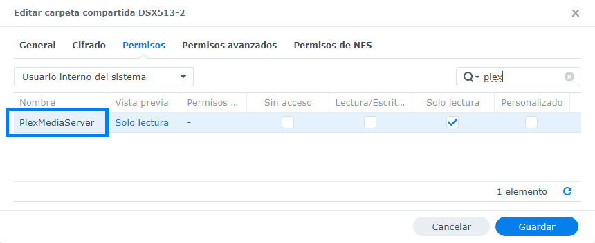 usuarios internos de synology usuarios internos de synology