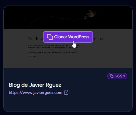 clonar wordpress clonar wordpress