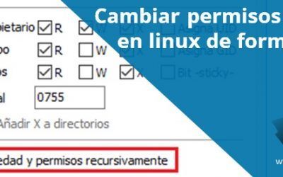 Cambiar permisos de ficheros en linux de forma recursiva