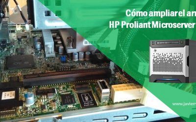 Cómo ampliar el array en HP Proliant Microserver Gen8