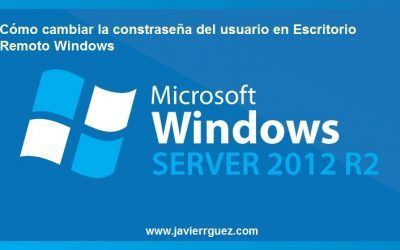 Cómo cambiar la contraseña del usuario en Escritorio Remoto Windows