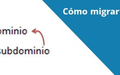 Migrar WordPress de subdominio