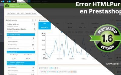 Prestashop Error HTMLPurifier