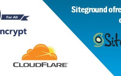 Siteground ofrece CloudFlare con SSL gratis