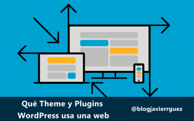 ¿Qué theme y plugins usa una web hecha con wordpress?