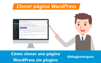 Cómo clonar una página WordPress sin plugins