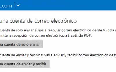 Añadir otras cuentas de correo dentro Outlook Web / Hotmail