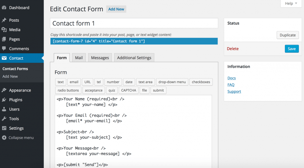 ContactForm 7 ContactForm 7