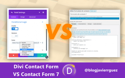 Divi Contact Form Module o el plugin Contact Form 7