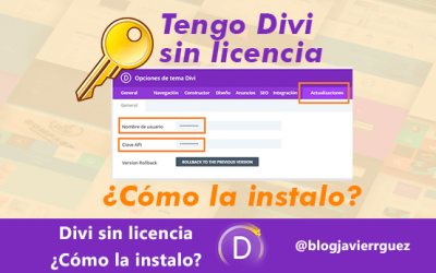 Tengo Divi sin licencia. ¿Cómo la instalo?