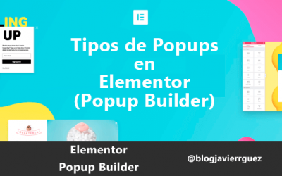 Diseña Popups con Elementor Popup Builder