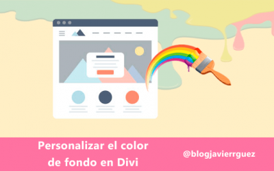 Personalizar el color de fondo en Divi