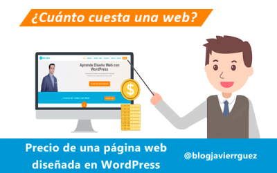 Precio de una página web WordPress
