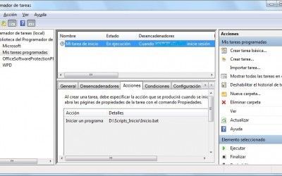Tarea programada en Win7 para configurar tu conexión de red